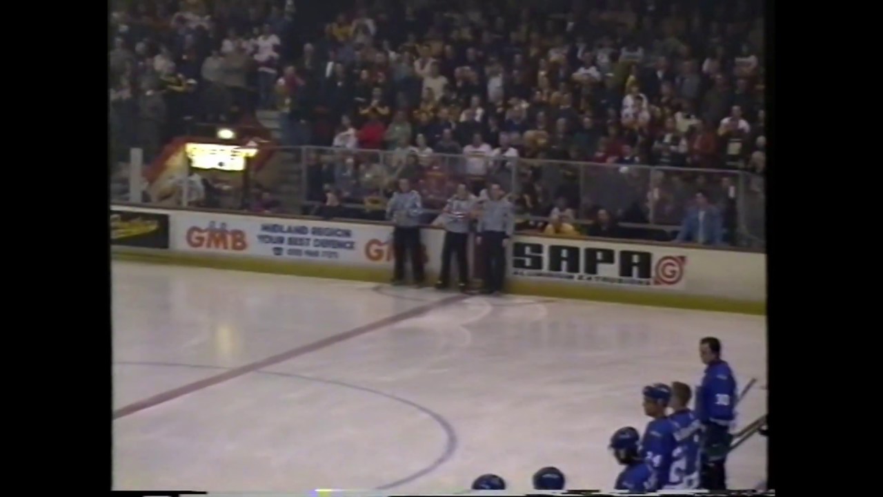 Nottingham Panthers Last Home Game In The Old Nottingham Ice Stadium