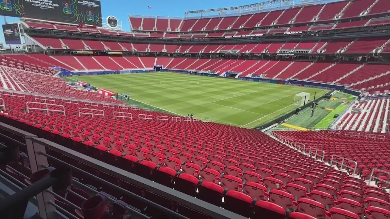 Преобразуем стадион Levi's Stadium к чемпионату мира по футболу.