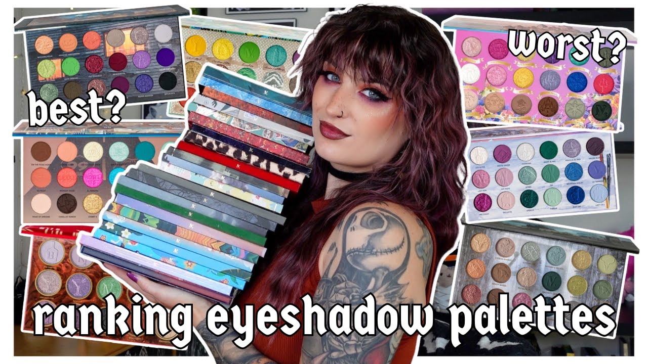ranking all of my NOMAD COSMETICS palettes