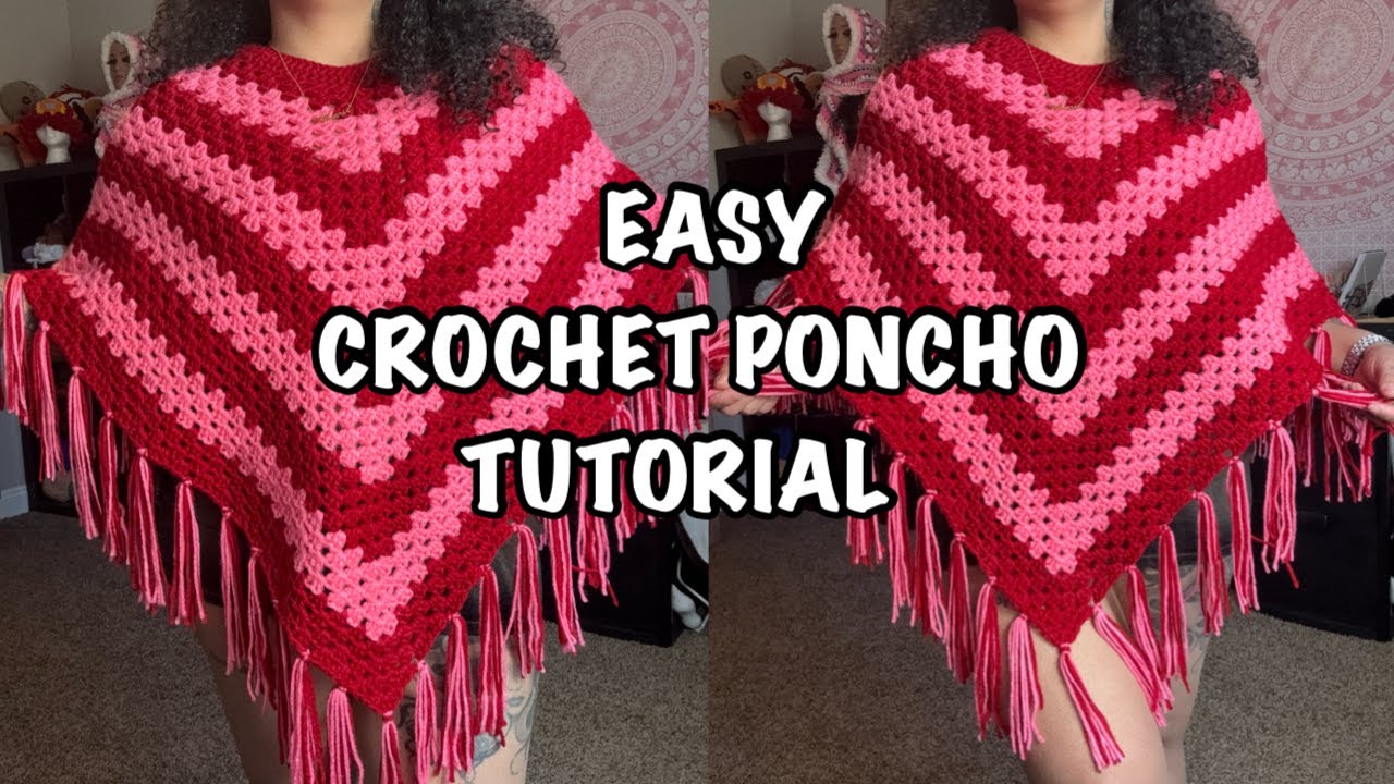 Crochet Poncho Tutorial
