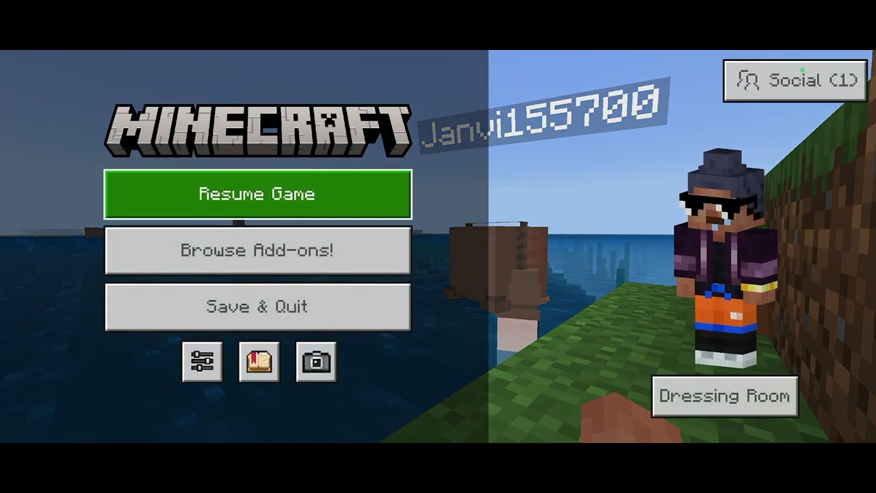 Playing two games🎮🎮#minecraft#freefire#