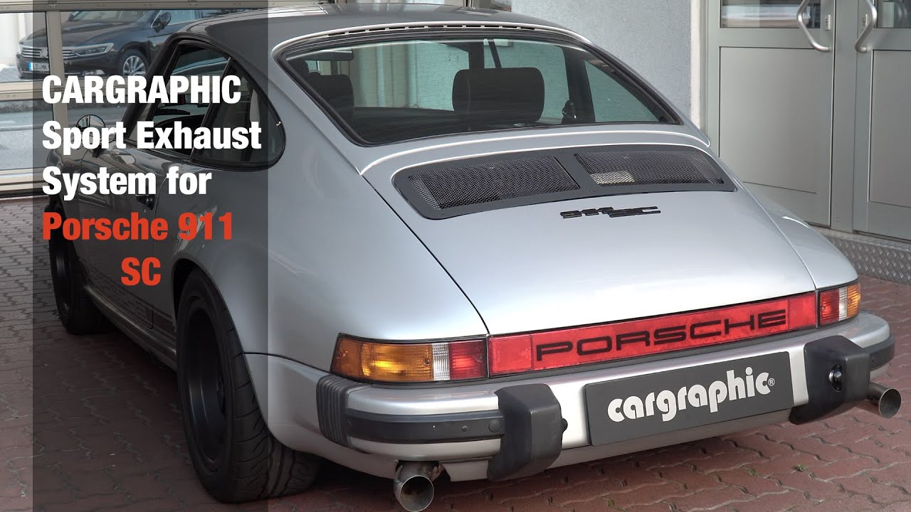 Sound CARGRAPHIC Sport Exhaust System SSI heat exchanger based for Porsche 911 SC 3,0l