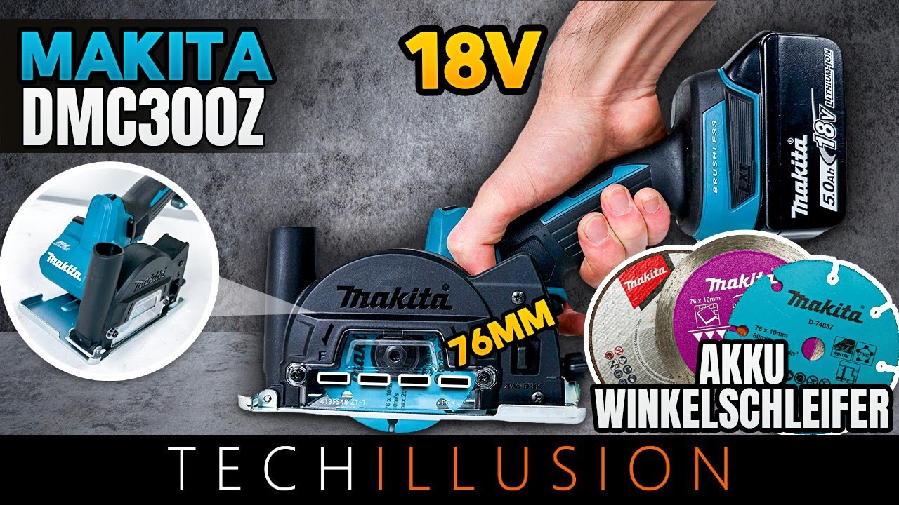 🔥TOP oder FLOP?! 🧐 Der KLEINSTE 18V 76mm Akku-Winkelschleifer von MAKITA!😱 DMC300Z Review & Test