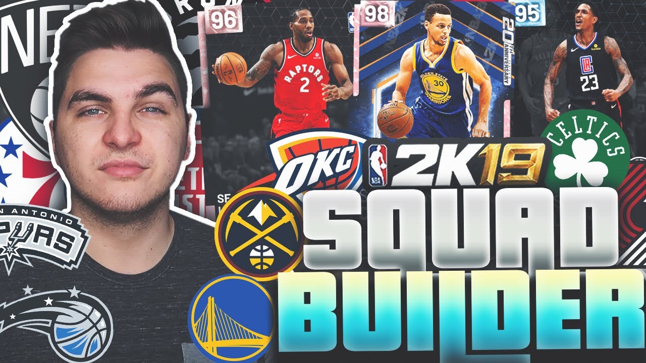 ONE PLAYER FROM EACH PLAYOFF TEAM! NBA 2K19 MyTeam Squad Builder
