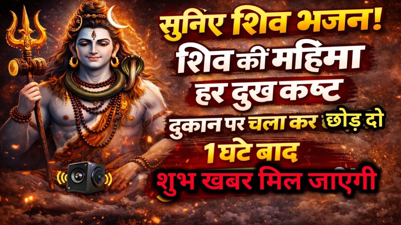 रात को सोने से पहले सुन लो ये शिवभजन किस्मत चमक जाएगी भोलेनाथ  की कृपा चाहिए अभी सुनो शक्तिशाली भजन