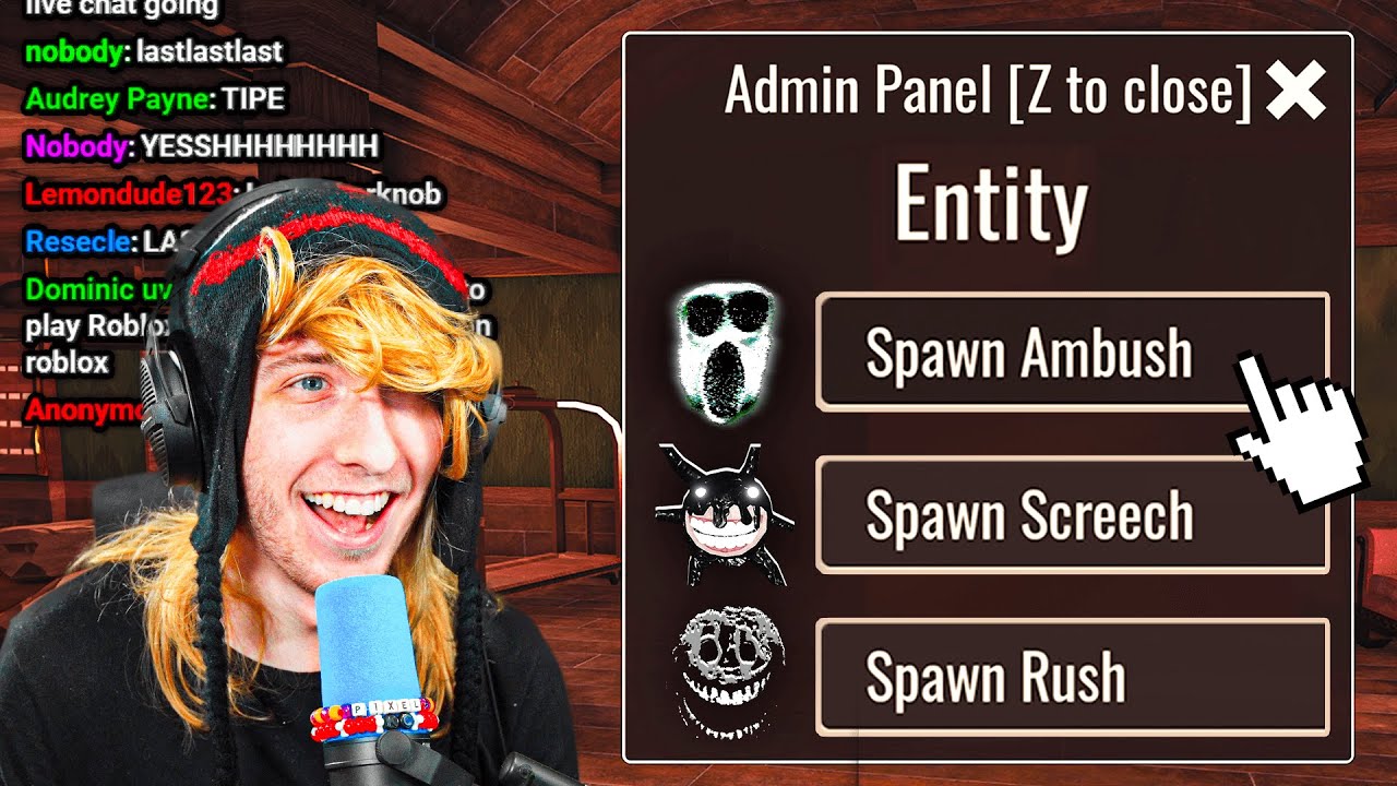 i used ADMIN COMMANDS in DOORS...