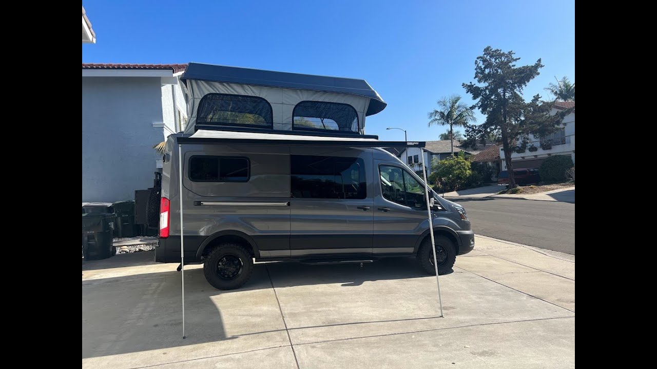 2022 Ford Transit Adventure Van Pop Top weekender Campervan