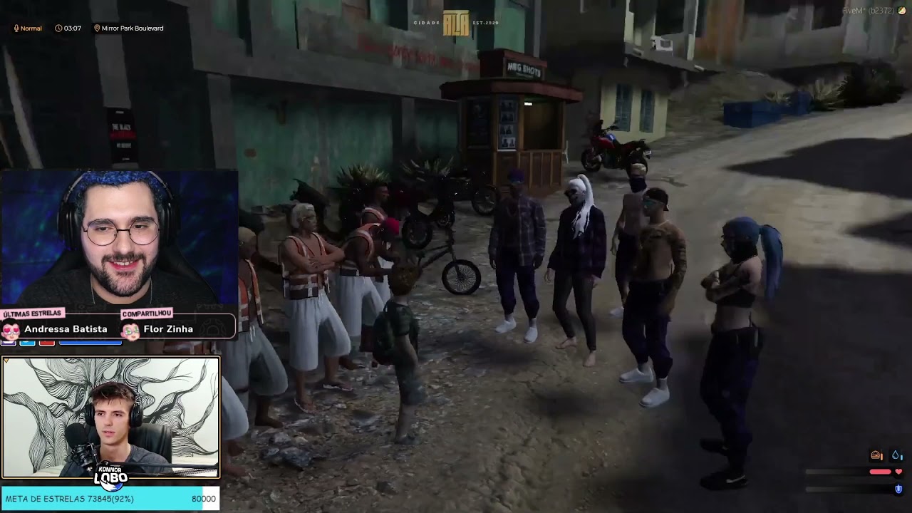 Pandora vai pro CDA namorar o Lobinho? - Park Tiffany GTA RP