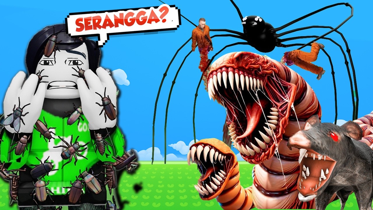 AKU BERHASIL MENDAPATKAN SERANGGA PALING SERAM SEDUNIA !! - ROBLOX