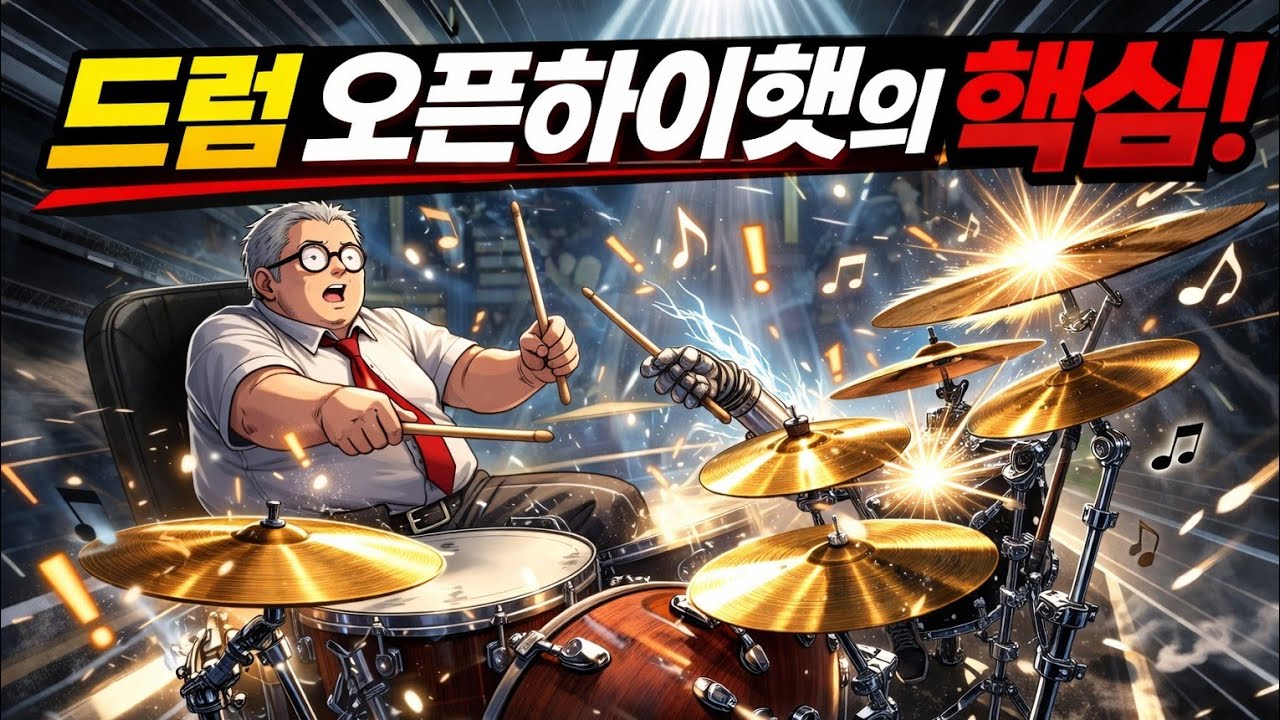 드럼 오픈하이햇의 핵심!