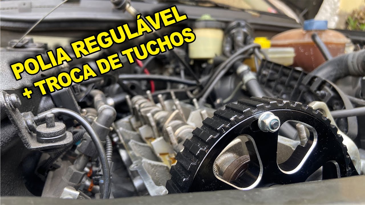 [D.I.Y] GOL G3 AP 1.6 - INSTALAÇÃO POLIA REGULÁVEL + TROCA DE TUCHOS