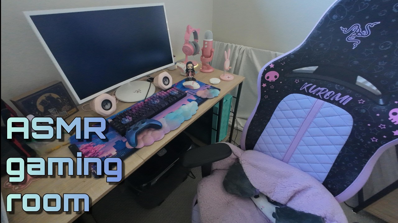 ASMR in a gaming room for sleep 😴💤
