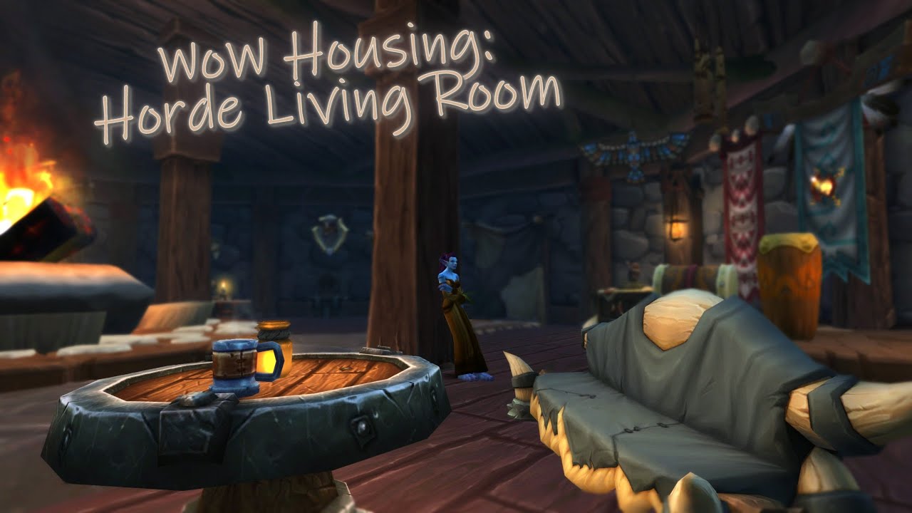 WoW Housing: Horde Living Room (Chill Timelapse)