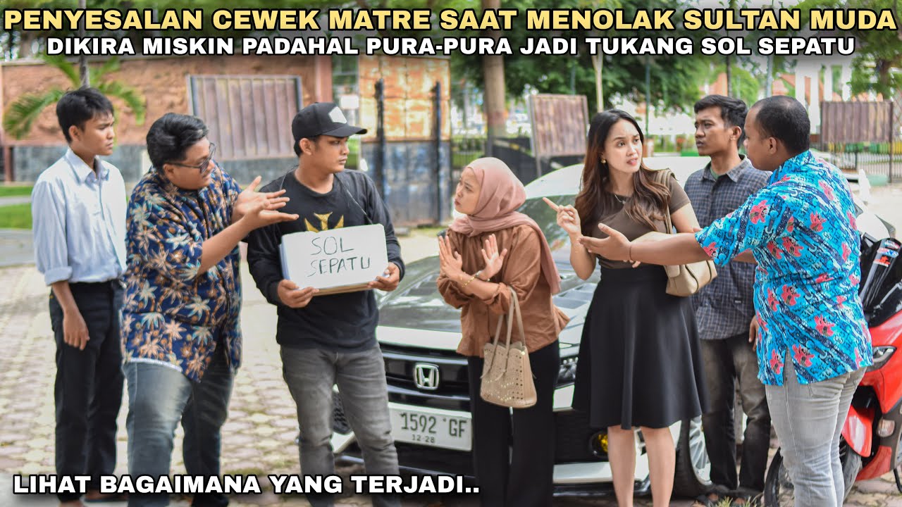 PENYESALAN CEWEK MATRE SAAT MENOLAK BOS MUDA, DIKIRA MISKIN PADAHAL PURA-PURA JADI TUKANG SOL SEPATU