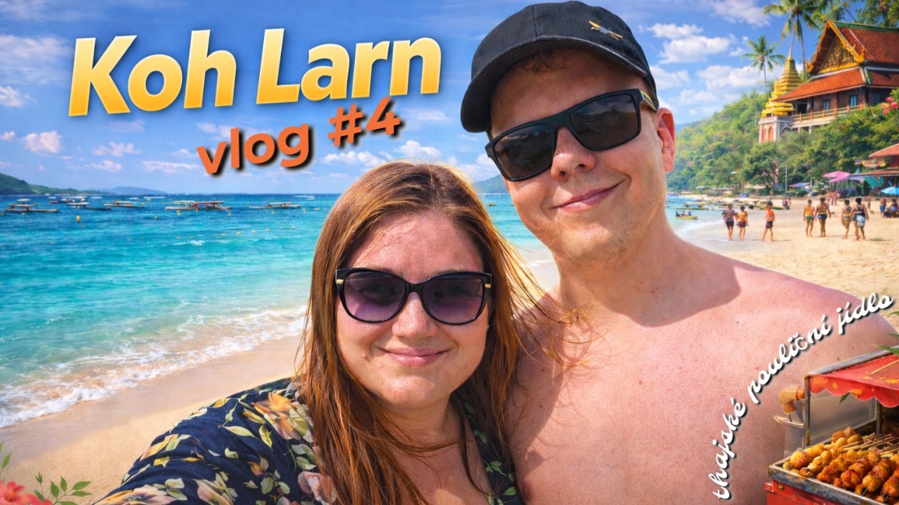 Poprvé u moře 🌊🏖️ | Koh Larn | levný street food | Málem jsem nepřežila masáž! | Thajsko 2026