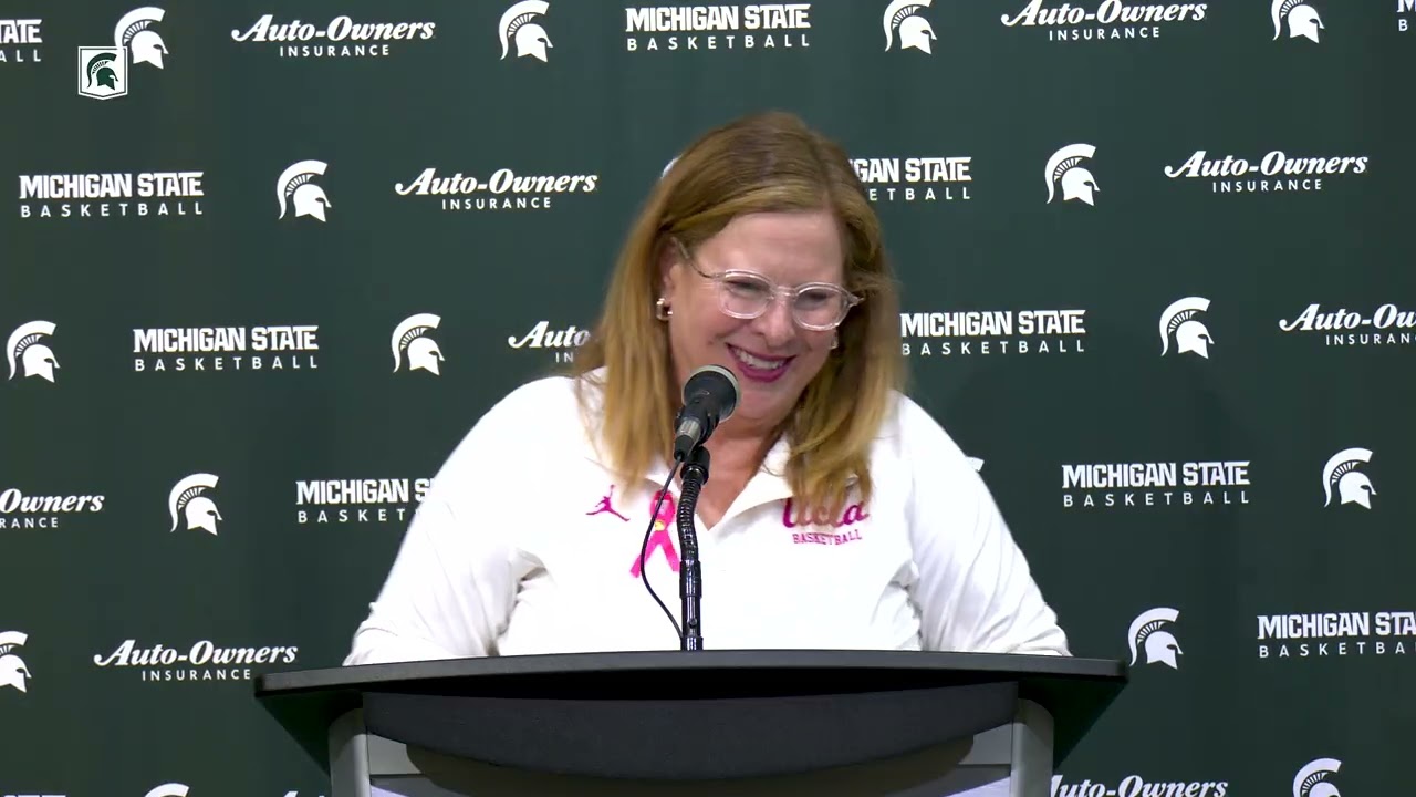 UCLA W. Basketball Postgame - Coach Close at Michigan State (Feb. 11, 2026)