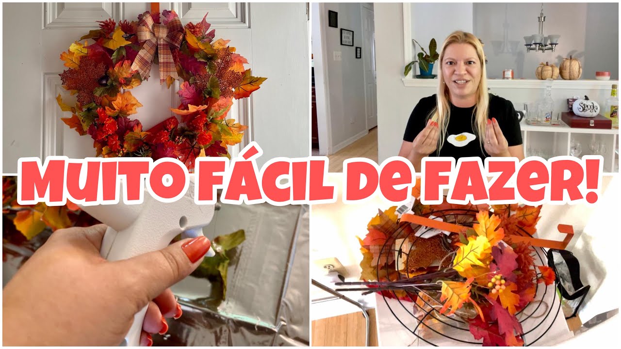 DIY: Guirlanda de outono 🍂 faça você mesmo!