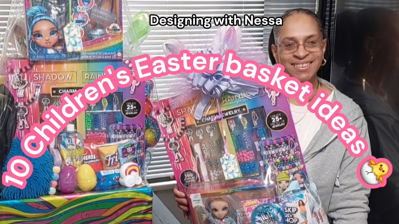 10 Children's Easter basket ideas. I completed some large Easter baskets  !
