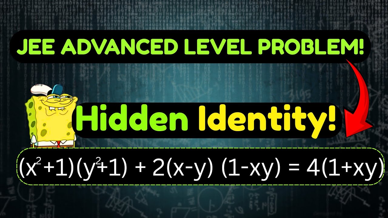 JEE Advanced Algebra! Can You See the Hidden Identity? 🤔