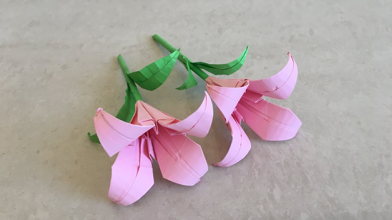 How to make paper lily / flower tutorial | Priti Sharma