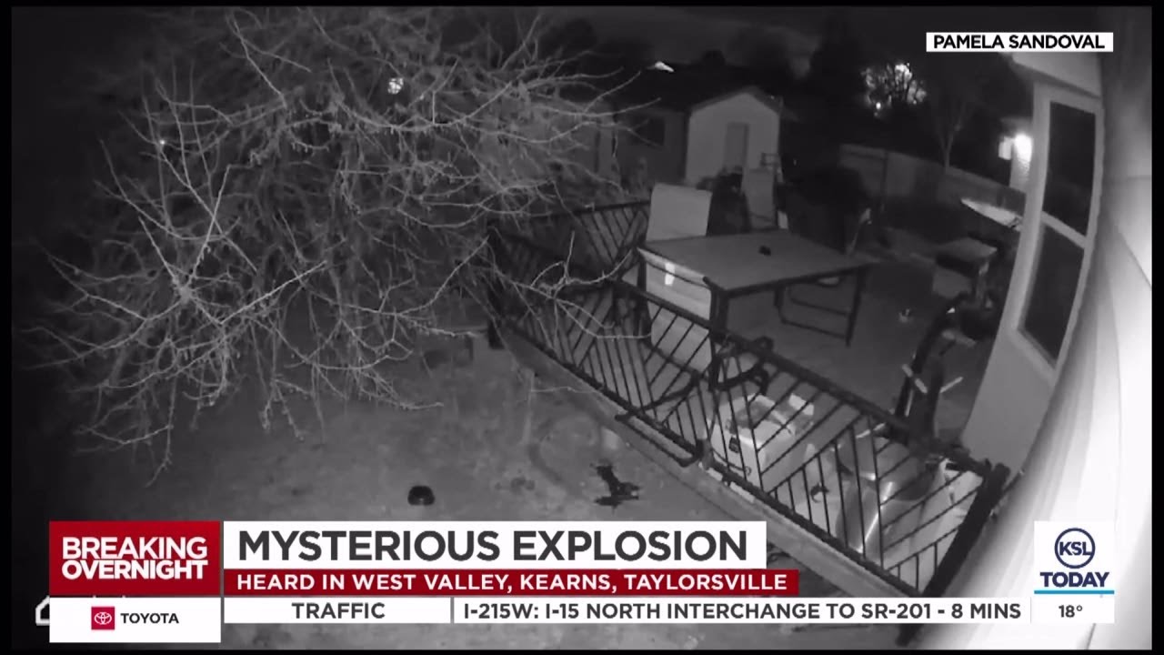 'Very bizarre' large explosion heard across multiple cities in Salt Lake Valley
