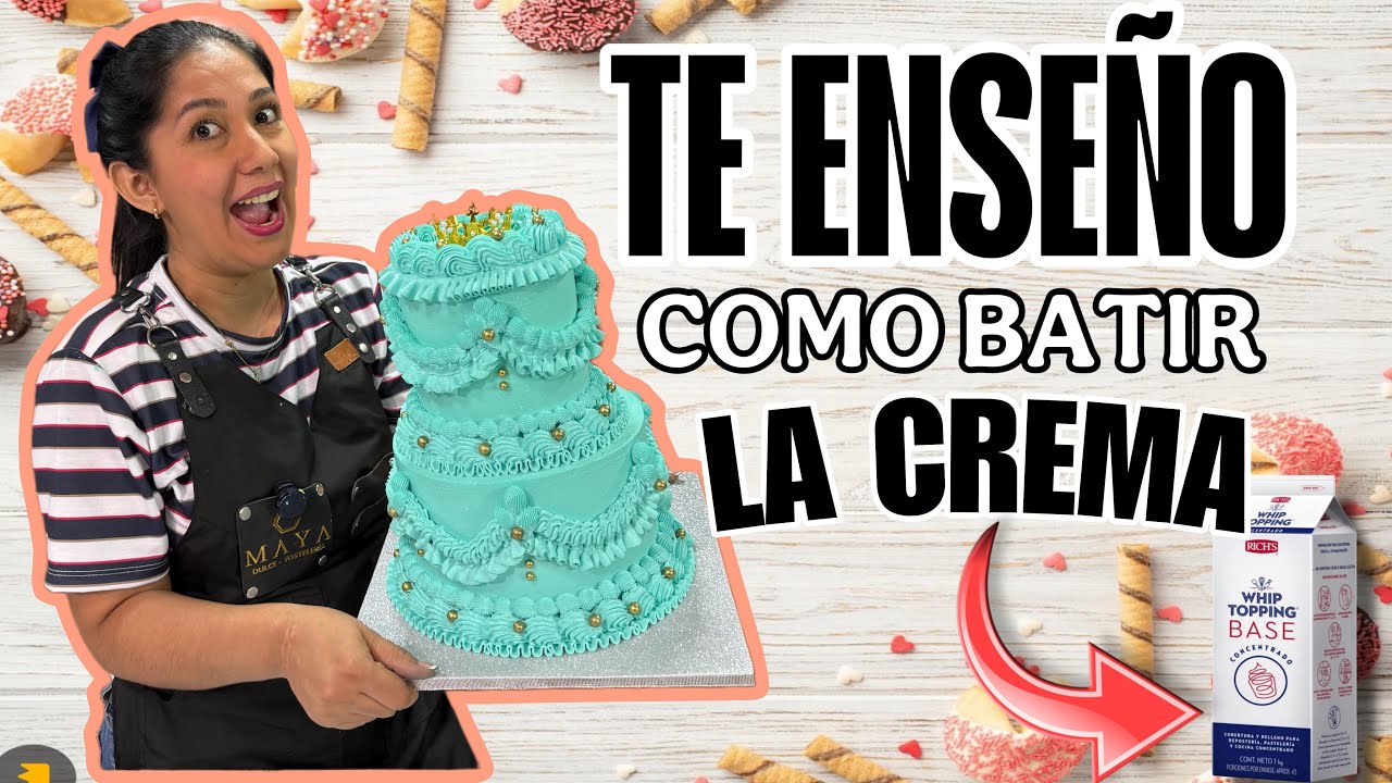 C&oacute;mo Batir Crema Chantilly Firme y Sedosa (Resistente al Calor y Sin Poros)