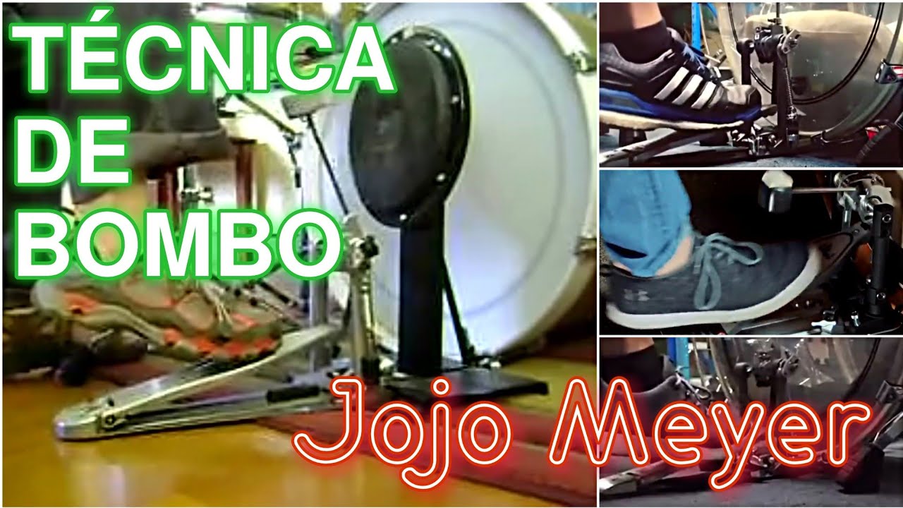 Técnica de bombo - Jojo Meyer. Ejercicios para tocar el bombo | logra velocidad en pocos minutos