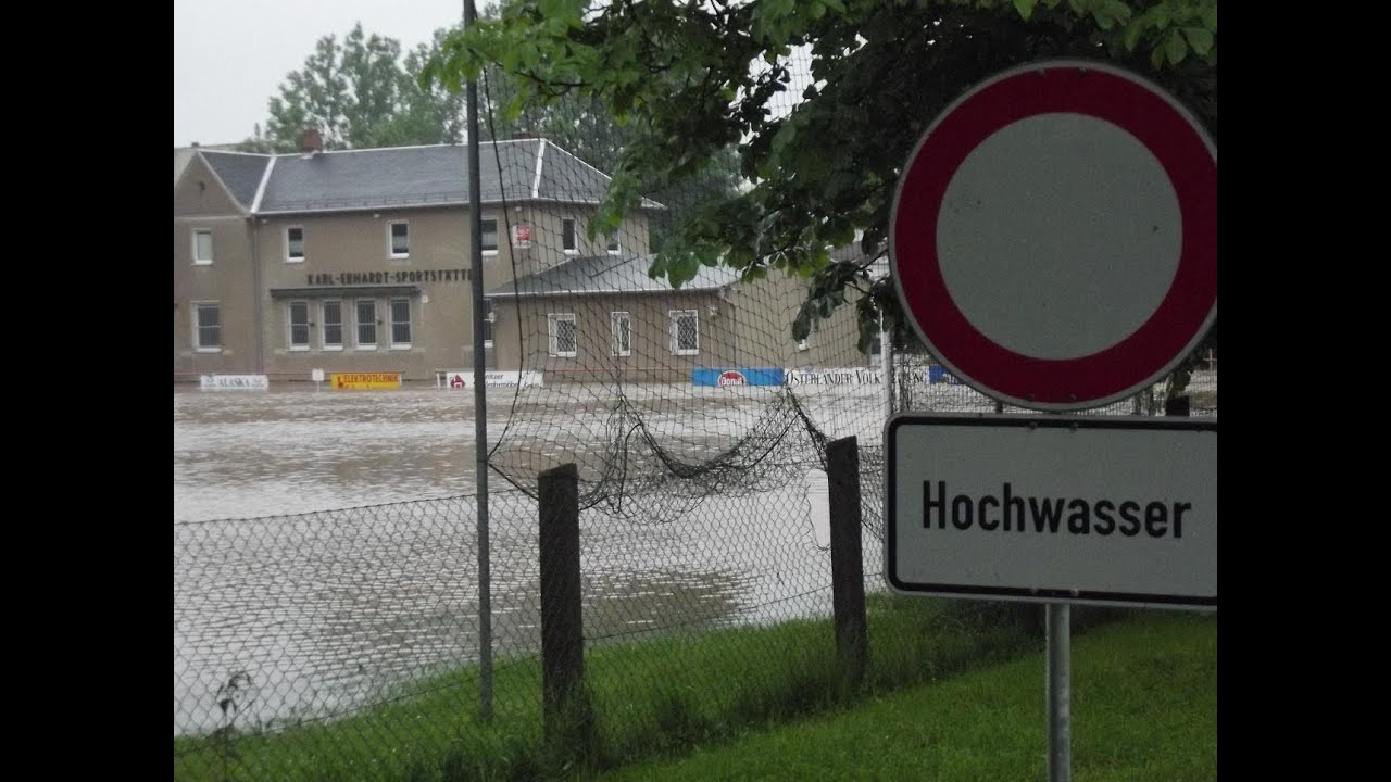 Hochwasser Pleiße Gößnitz 02.06.2013 / 2.Juni 2013