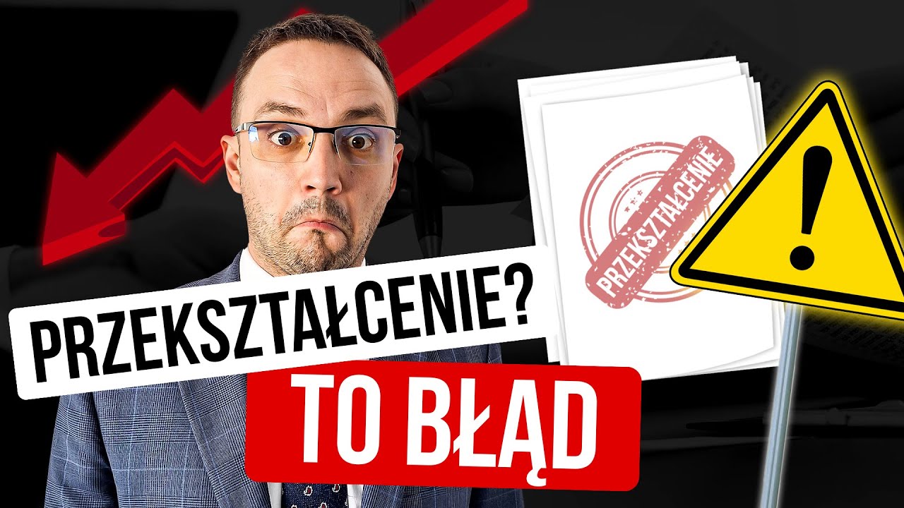 Przekształcenie JDG na spółkę z o.o.? Lepiej tego nie rób!