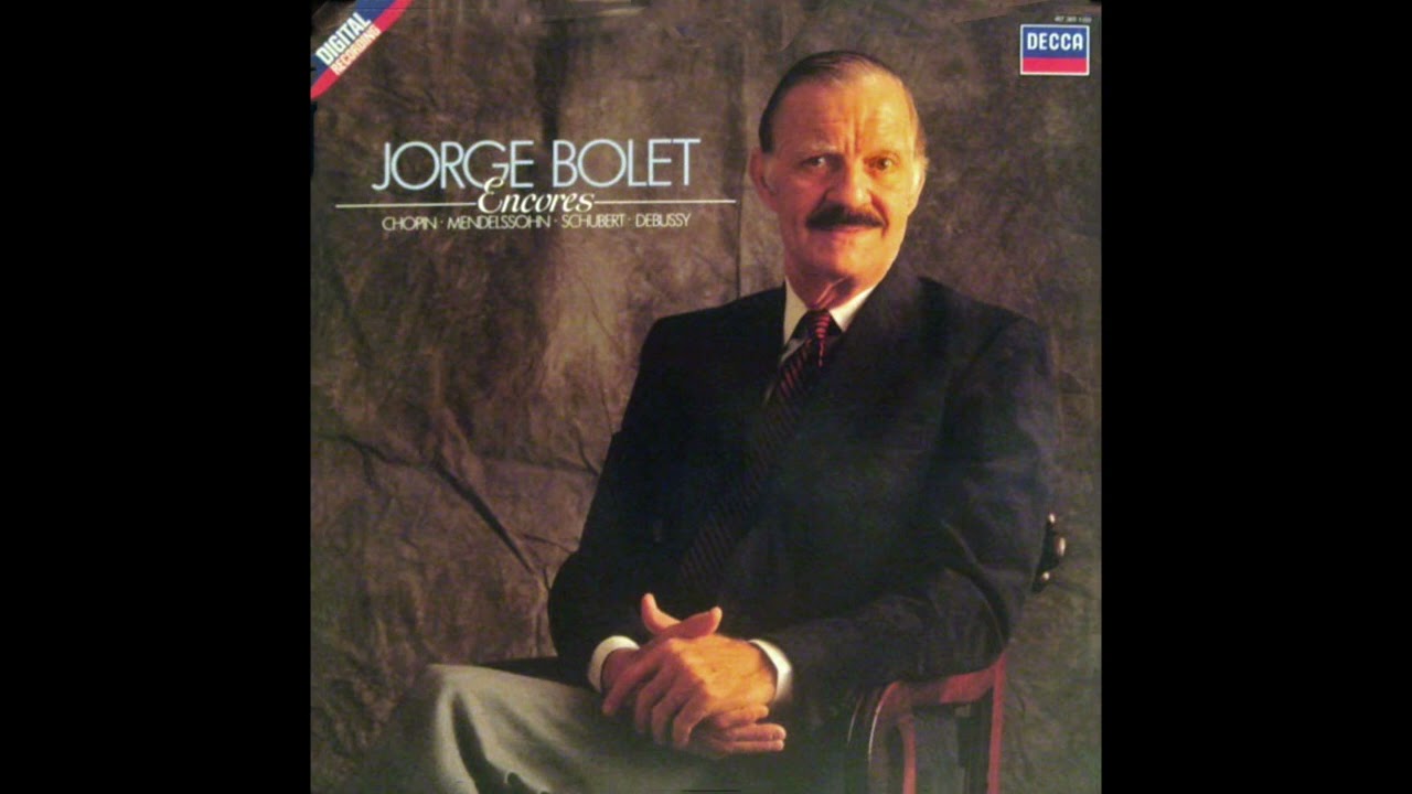 Jorge Bolet Plays Paul de Schl&ouml;zer's Etude Op.1, No.2 in A-Flat