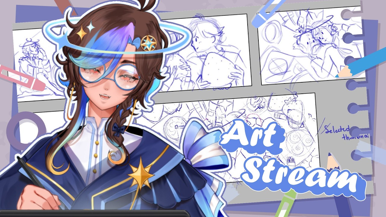 【Art Stream】Catching up with promised Valentine's art!! 💌🏹