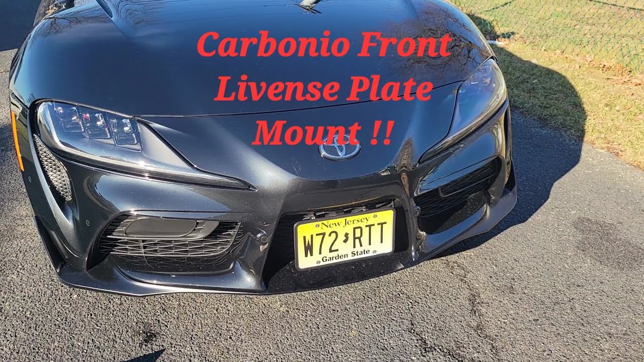 2023 Toyota Supra 2.0 Carbonio Front License Plate Mount !!