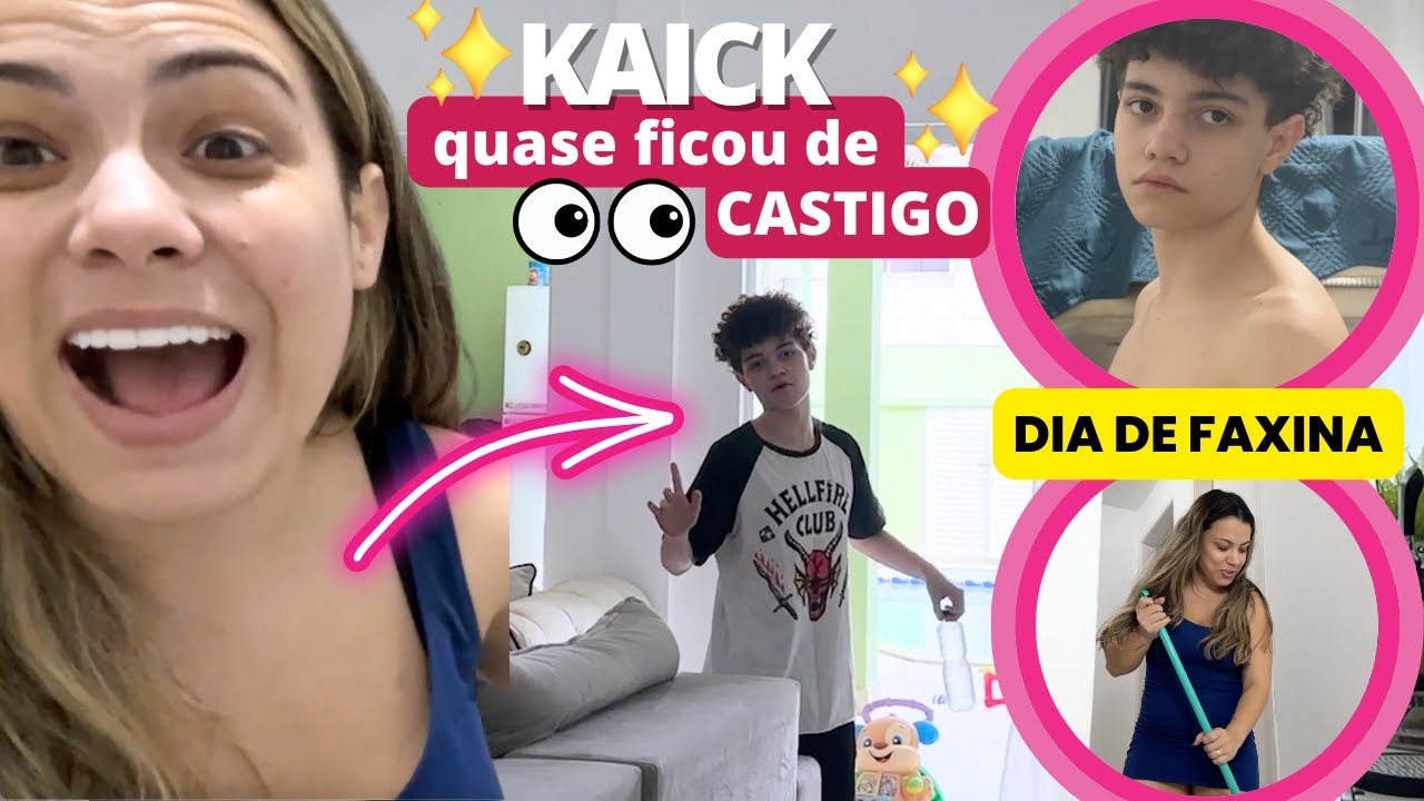 COLOQUEI TODOS PARA FAXINAR A CASA E DEU TRETA * 24 horas limpando a casa | Kathy Castricini