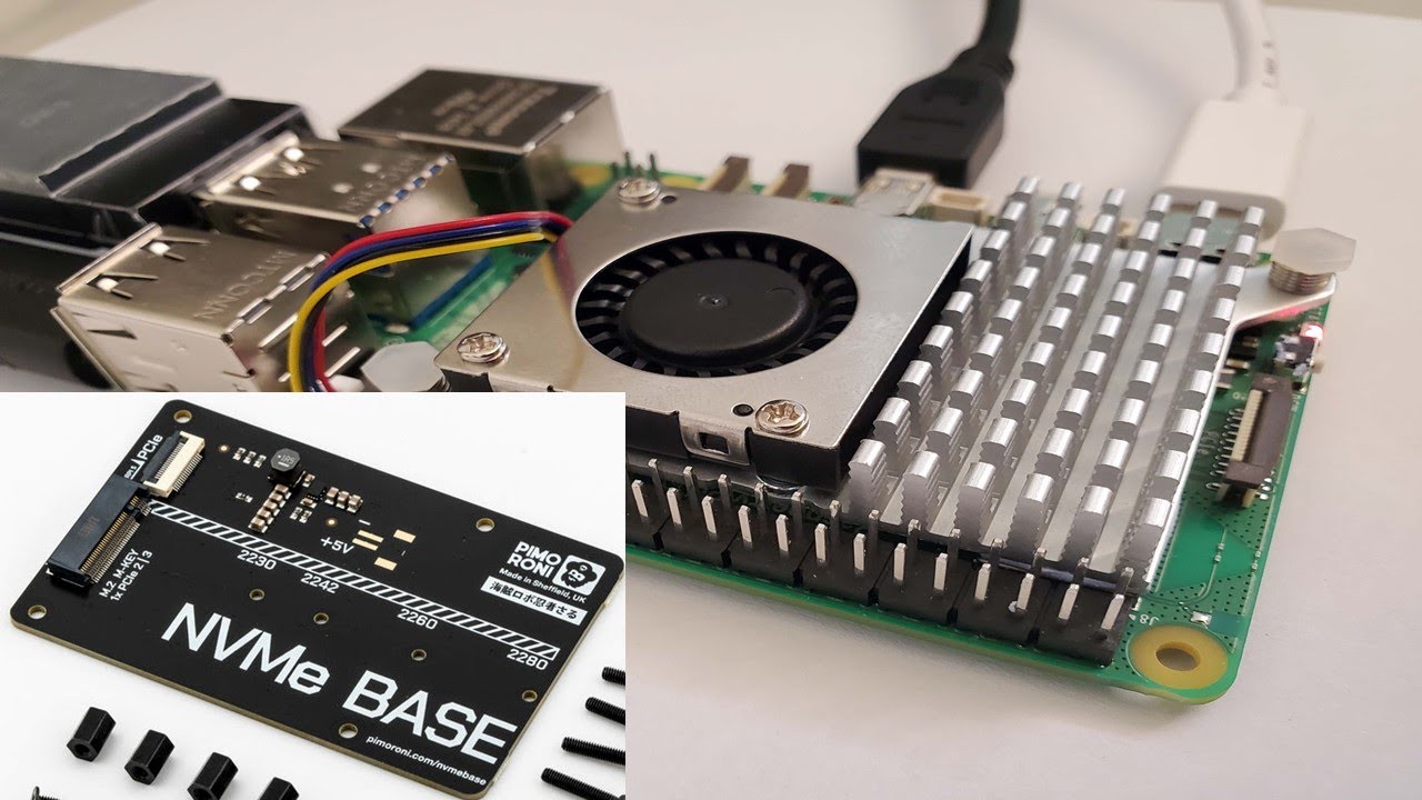 Install and Connect Pimoroni NVMe Base and SSD and Base to the Raspberry Pi 5 - Improve Speed RPi5