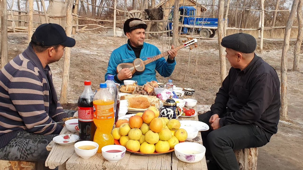Tabiat qo'ynida Kursdosh do'stlar dam olishga kelishdi. Xofiz ,Shoir, Sportchi, xammasidan bor.
