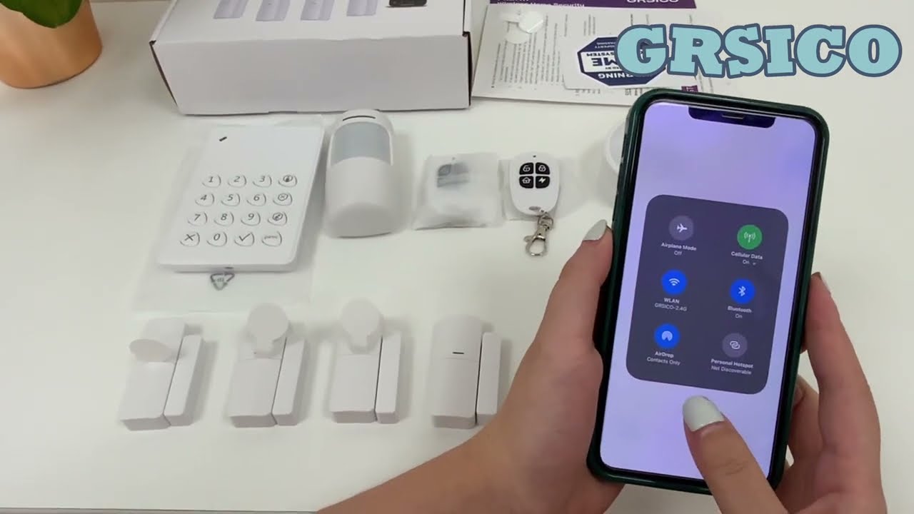Setup GRSICO Home Security Alarm System 2nd Gen