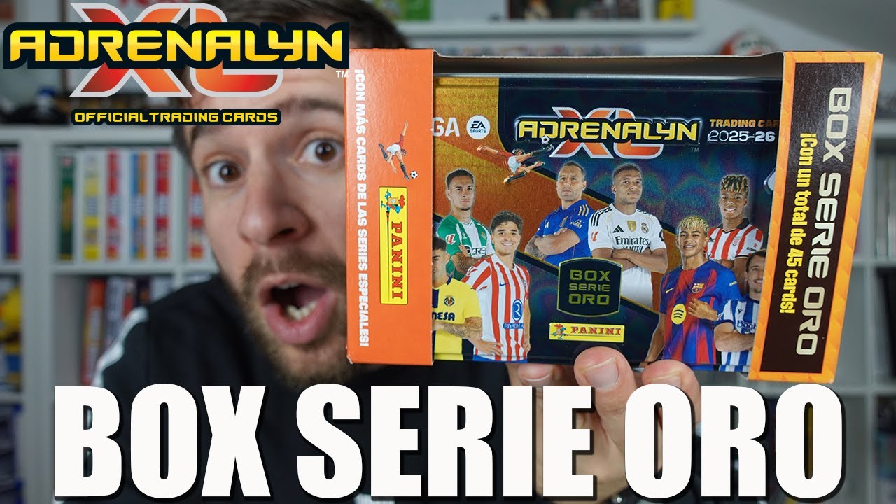 ¿QUÉ TRAE LA LATA? BOX SERIE ORO ADRENALYN XL 2025-26 LIGA EA SPORTS
