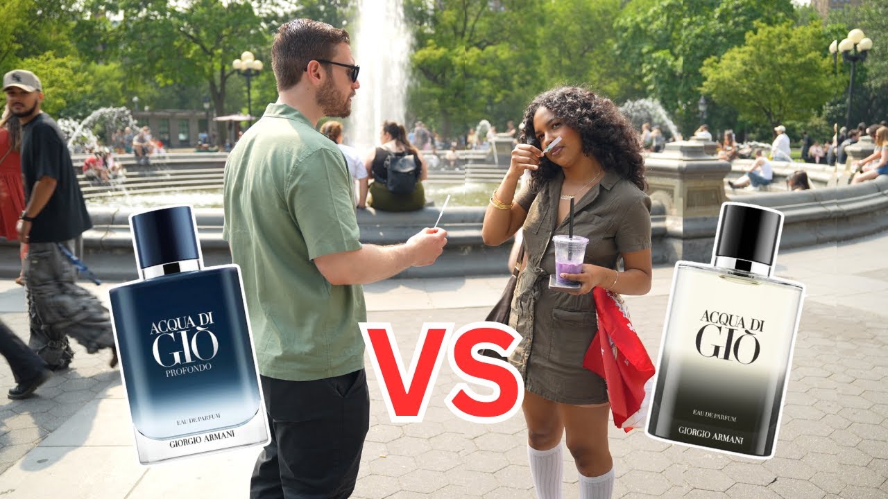 Acqua Di Gio Profondo Eau De Parfum Vs Acqua Di Gio Eau De Parfum Fragrance Battle Womens Reactions