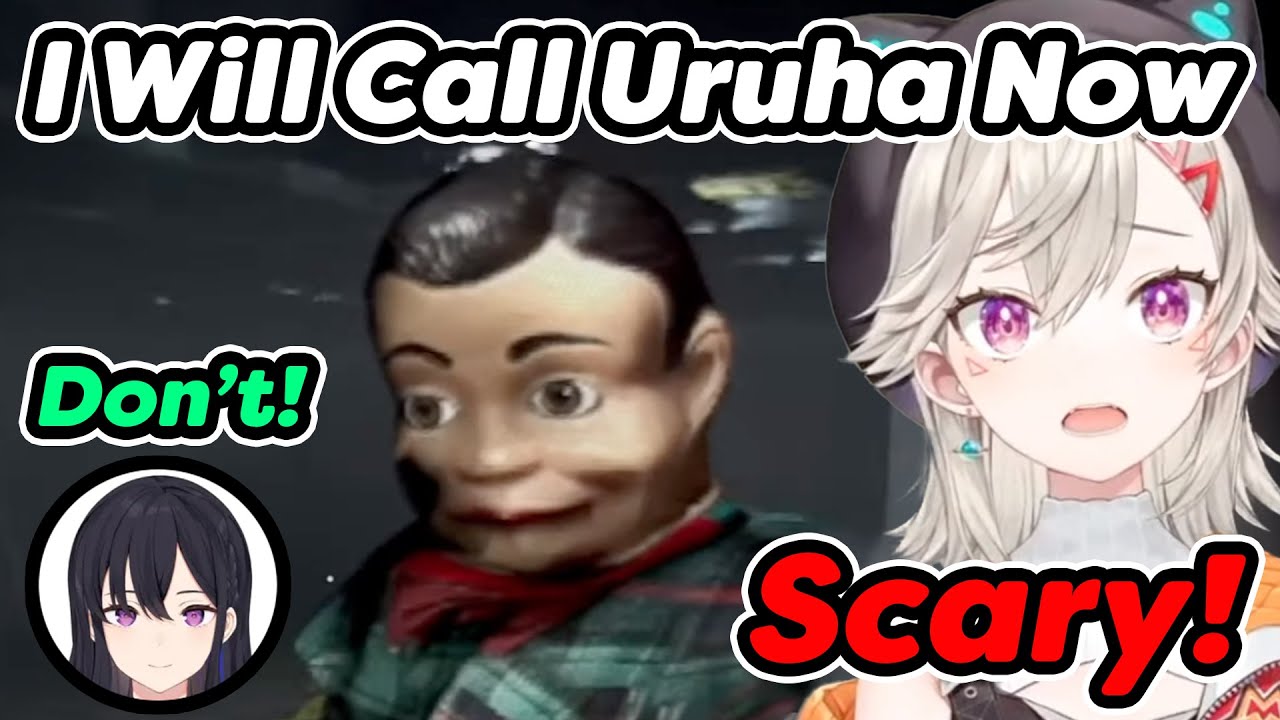 Komori Met Panic in Horror Game: Needs Uruha's Help! 😵🆘【VSPO】