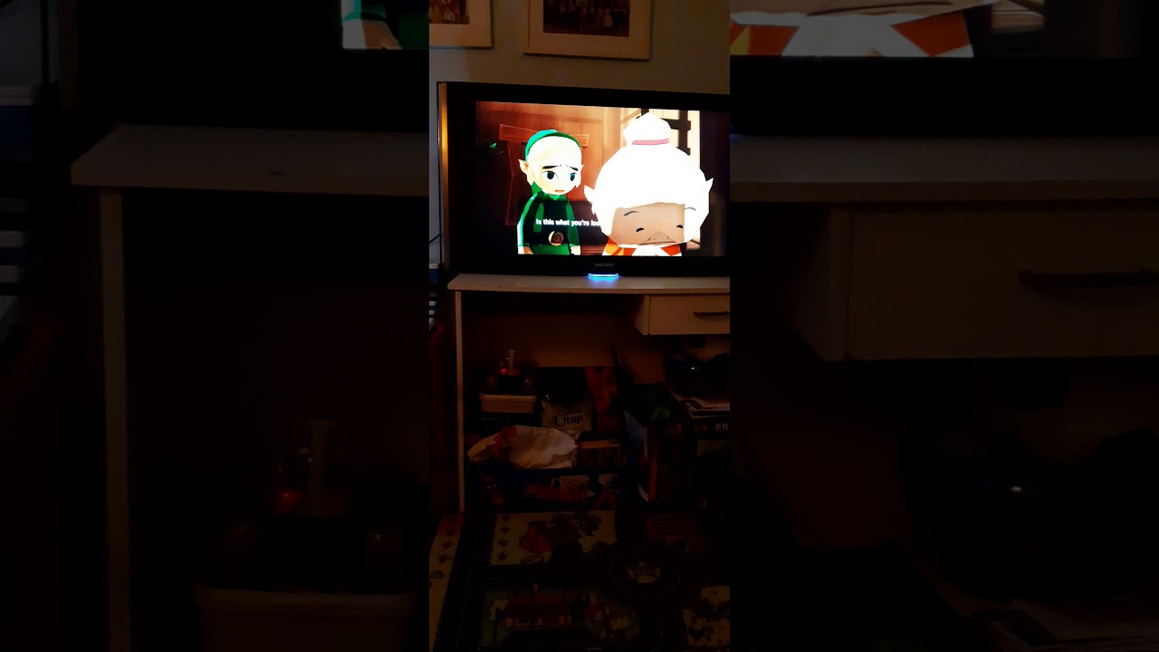 the wind waker HD  Aryll gets kidnapped