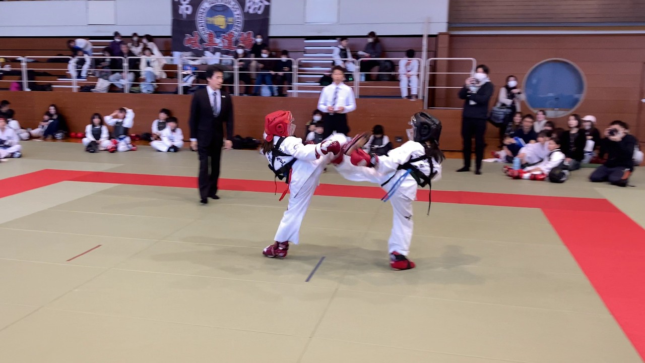 第33回岐阜県大会《組手》少年部 女子 -32kg級（決勝）33rd Gifu Championship Sparring Junior Female -32kg FINAL／ITFテコンドー