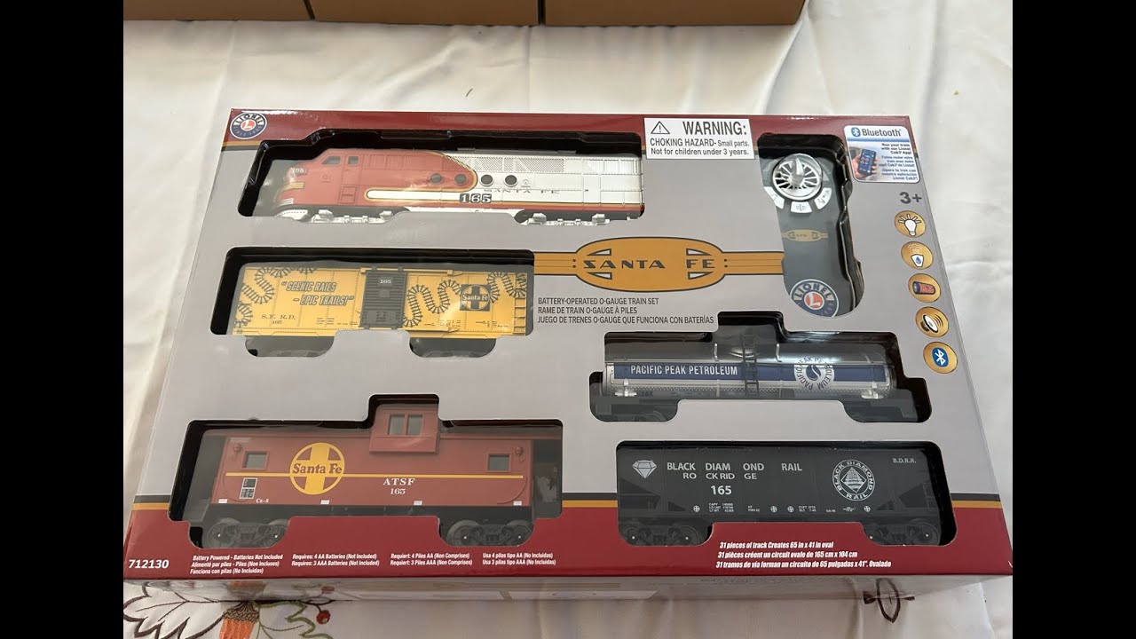 Lionel Santa Fe Flyer - Battery O gauge set