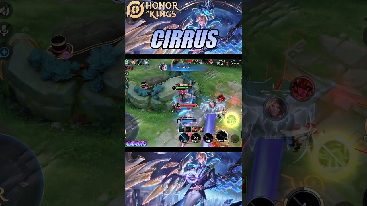 UNSTOPPABLE! Cirrus Best Jungler Pro Gameplay Technique #cirrus #honorofkings #hok