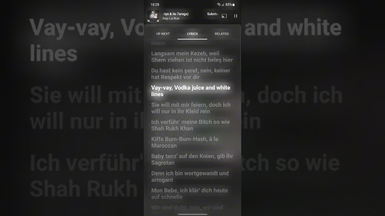 Substanzen ~Aymen x jiyo x ilo 7arga (Lyrics) #substanzen #raplarue #jiyo #aymen #lyrics #karlkasani