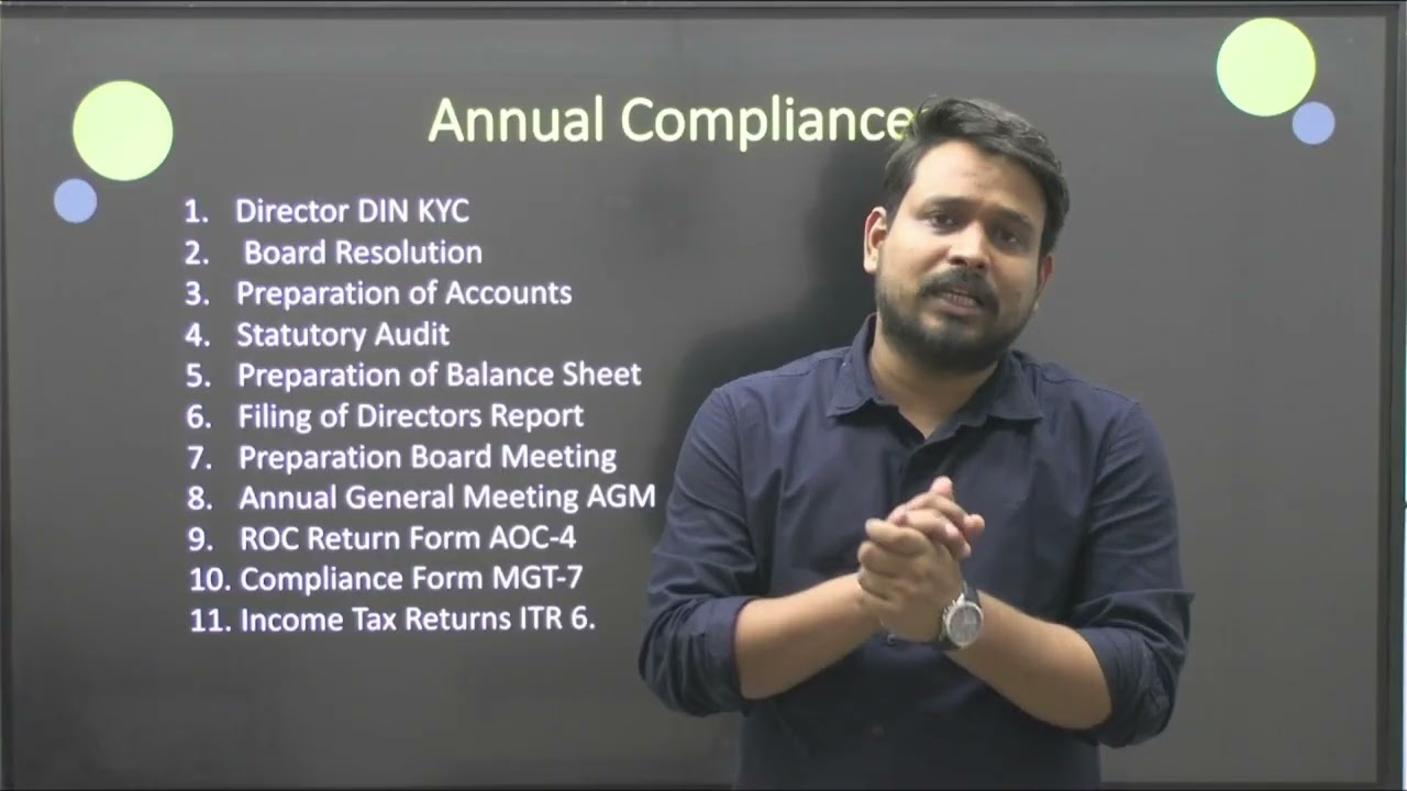 ROC Compliances for Private Ltd Company I Compliances after Incorporation of Company
