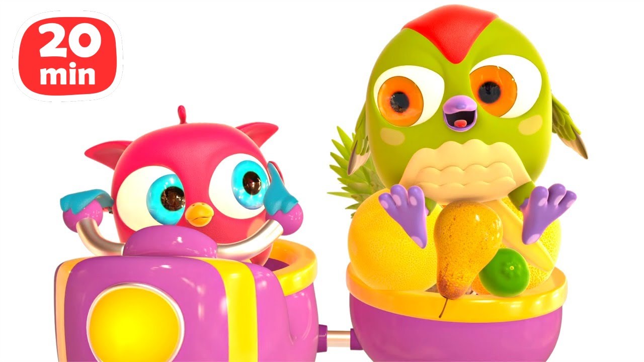 Peck Peck & Hop Hop Have Fun: Rubber Toys, Toy Mushrooms & a Toy Ice Cream Cart