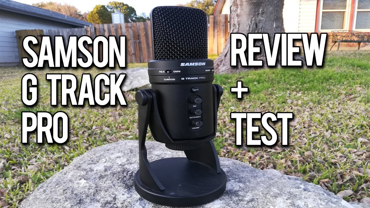 SAMSON G TRACK PRO | REVIEW + MIC TEST | 2019