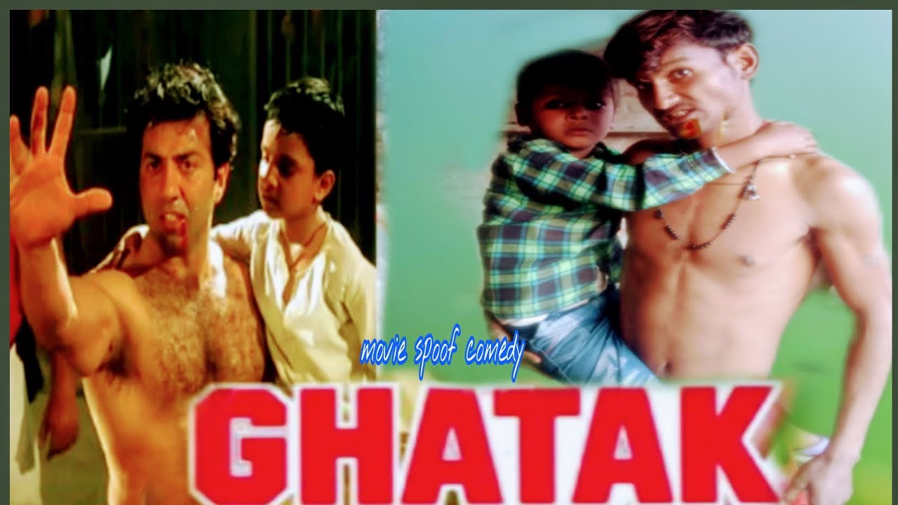 Ghatak (1996) Sunny Deol Best dialogue Danny Denzongap / ghatak movie spoof comedy scene gadar movie