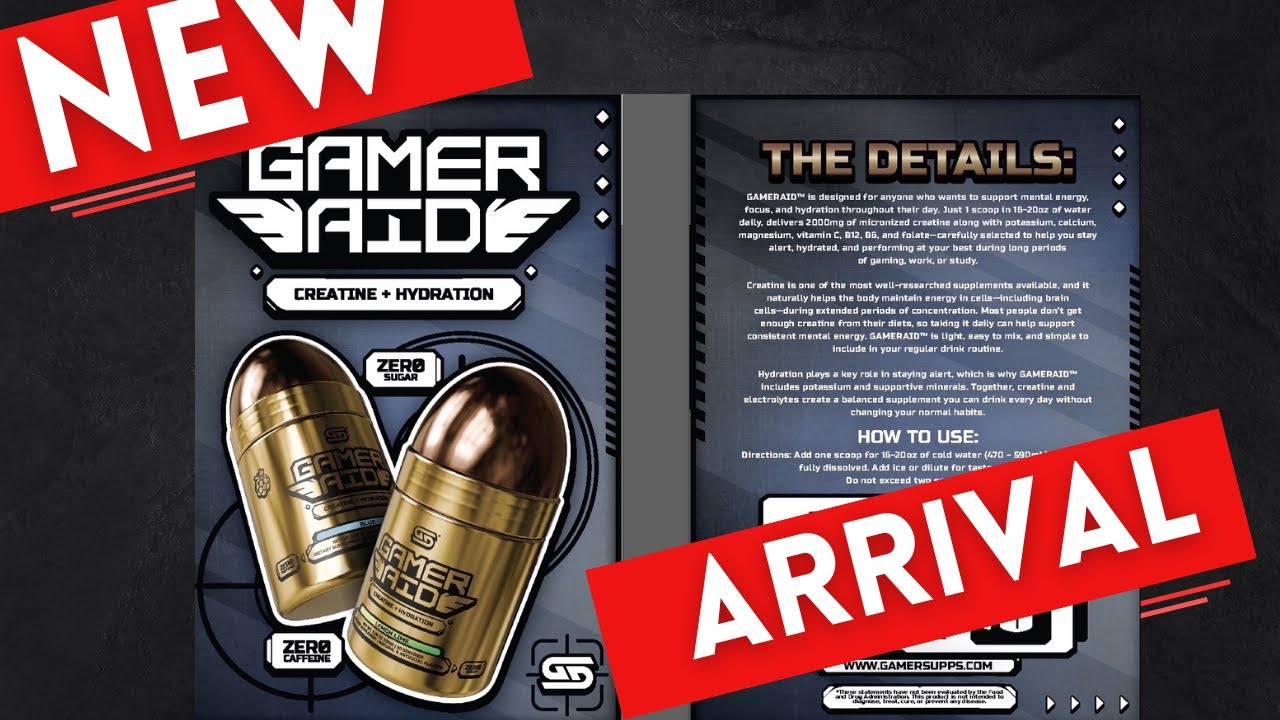 Gamersupps: Gamer Aid