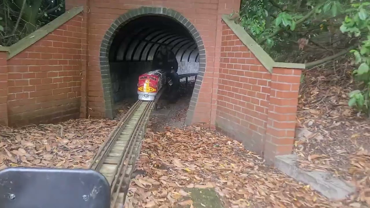 Rugeley MES 5 inch gauge loco Santa Fe diesel